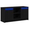 vidaXL TV Units 100 x 34 x 50 cm Black Engineered wood
