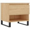 vidaXL Coffee Tables 2 pcs Sonoma Oak 50x46x50 cm Engineered Wood