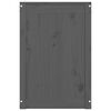vidaXL Laundry Box Grey 88.5x44x66 cm Solid Wood Pine