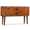 vidaXL Sideboard Solid Wood with Honey Finish 120x30x75 cm