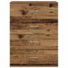 vidaXL Sideboard with Drawer Old Wood 60 x 39 x 80 cm Engineered Wood