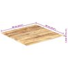 vidaXL Table Top Solid Mango Wood 15-16 mm 60x60 cm