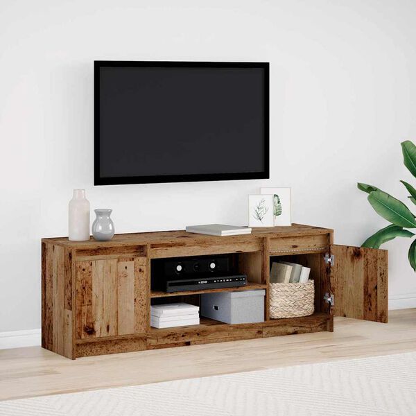 vidaXL TV Units Brown 139.5 x 34 x 50 cm Engineered wood