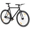 vidaXL Fixed Gear Bike Black 700c 51 cm