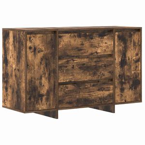 vidaXL Sideboard Smoked Oak 120 x 41 x 75 cm Engineered Wood