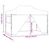vidaXL Party Tent Folding Blue 280 x410 x 315 cm Oxford Fabric