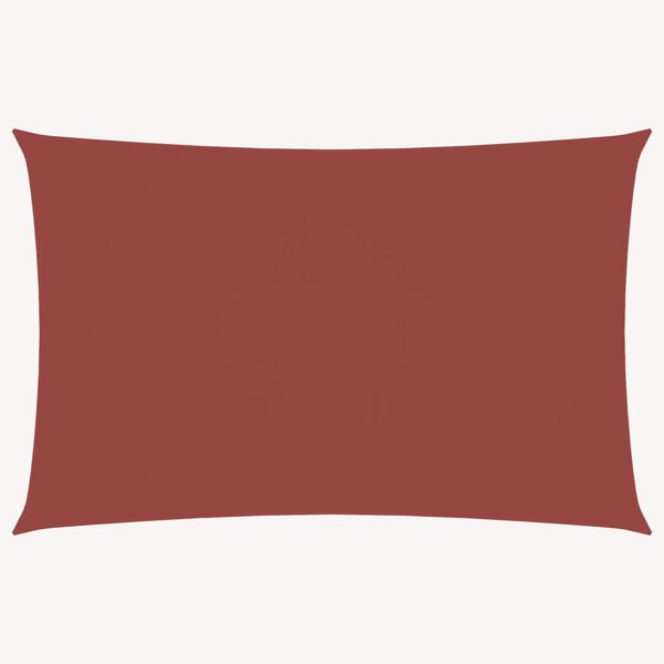 vidaXL Sunshade Sail Oxford Fabric Rectangular 6x8 m Terracotta