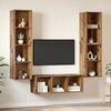vidaXL TV Cabinet Set Wall-mounted 3 pcs Old Wood Engineered Wood