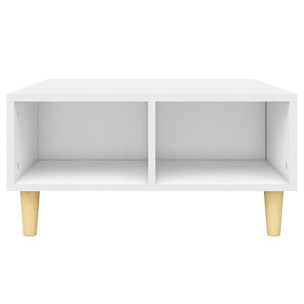 vidaXL Coffee Table White 60x60x30 cm Engineered Wood