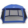 vidaXL Pool Tent with Removable Fly & Mesh Walls Azure Blue 618x532 cm