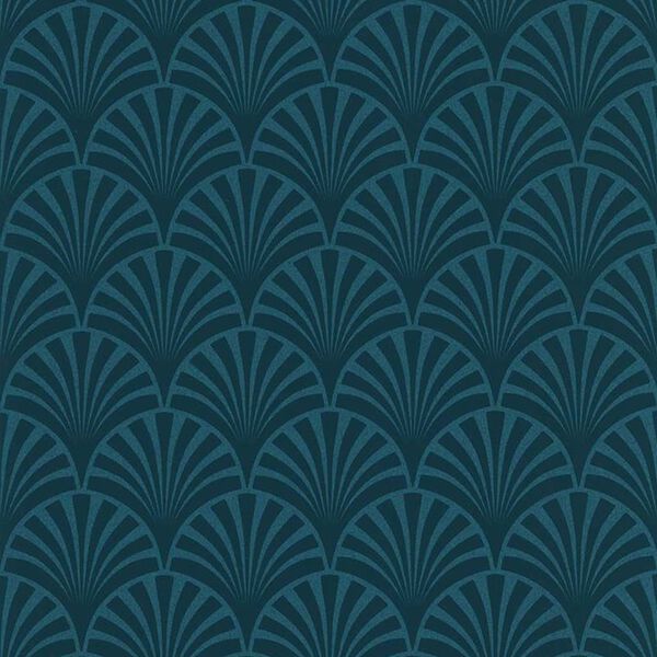 Noordwand Wallpaper couleurs & mati&egrave;res 20's Pattern Artdeco Blue