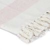 vidaXL Throw Cotton Stripe 125x150 cm Old Pink