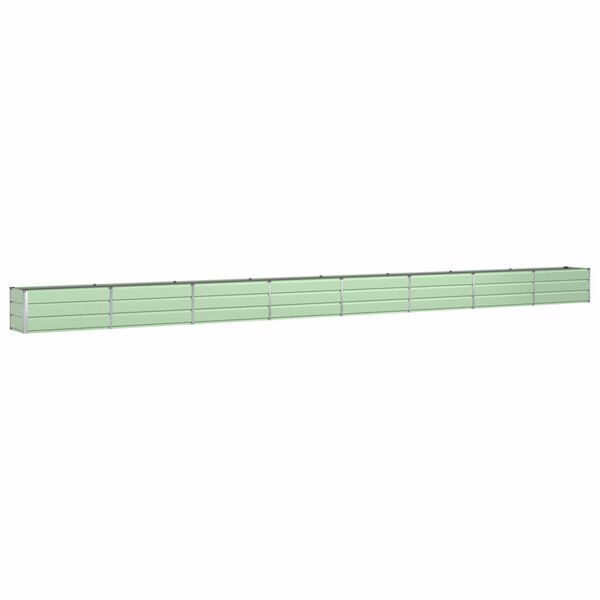 vidaXL Planter Pastel Green 770 x 50 x 45 cm Galvanised Steel