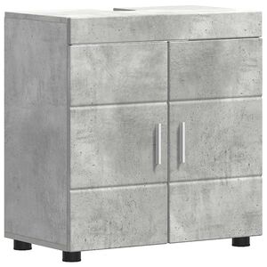 vidaXL Bathroom Cabinet Set TULUM Concrete Grey 60 x 34 x 63 cm