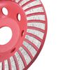 vidaXL Diamond Grinding Cup Wheel with Turbo 115 mm