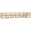 vidaXL Outdoor Sofa Set 6 pcs White Solid Acacia Wood