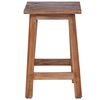 vidaXL Stool Natural 30 x 30 x 47 cm Mahogany Wood