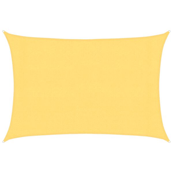 vidaXL Sunshade Sail 160 g/m² Beige 3x5 m HDPE