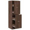 vidaXL Apothecary Cabinet Brown Oak 40x41x144,5 cm Engineered Wood