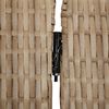 vidaXL Room Divider 3 Panels Beige Poly Rattan