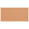 vidaXL Cork Board with Solid Pine Wood Frame 60x30 cm