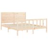 vidaXL Bed Frame without Mattress 160x200 cm Solid Wood Pine