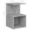 vidaXL Bedside Cabinets 2 pcs Concrete Grey 35x35x55 cm Engineered Wood