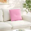 vidaXL Back Pillow Pink 50 x 19 x 45 cm Fabric