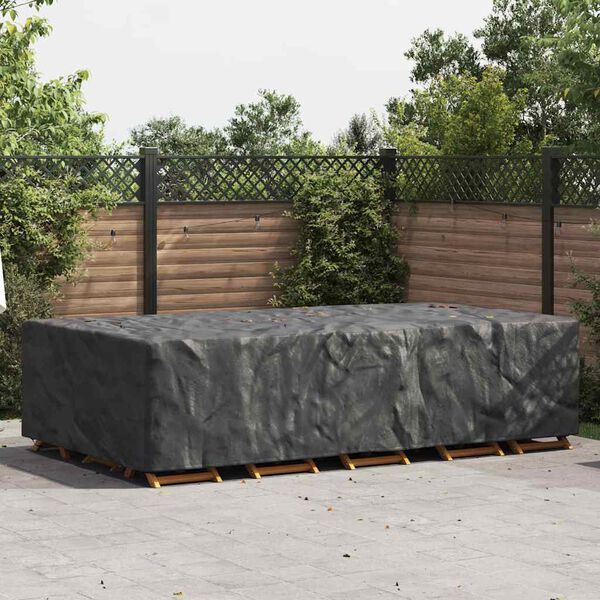 vidaXL Outdoor Furniture Cover Black 305 x 190 x 85 cm 420D
