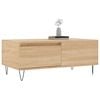 vidaXL Coffee Table Sonoma Oak 90x50x36.5 cm Engineered Wood