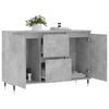 vidaXL Sideboard Concrete Grey 101.5x35x70 cm Engineered Wood