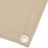 vidaXL Balcony Screen Beige 90x1000 cm 100% Polyester Oxford