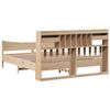 vidaXL Bed Frame without Mattress 180x200 cm Super King Solid Wood Pine
