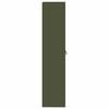 vidaXL Storage Cabinet with Storage 2 pcs Olive Green 90 x 40 x 180 cm