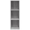 vidaXL Book Cabinet/TV Cabinet Grey Sonoma 36x30x114 cm Engineered Wood