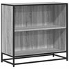 vidaXL Book Cabinet Grey Sonoma 80.5x35x76 cm Engineered Wood