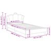 vidaXL Children's Bed Frame with Headboard Pink 80 x 200 cm PU