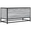 vidaXL TV Cabinet Grey Sonoma 80x34.5x40 cm Engineered Wood and Metal