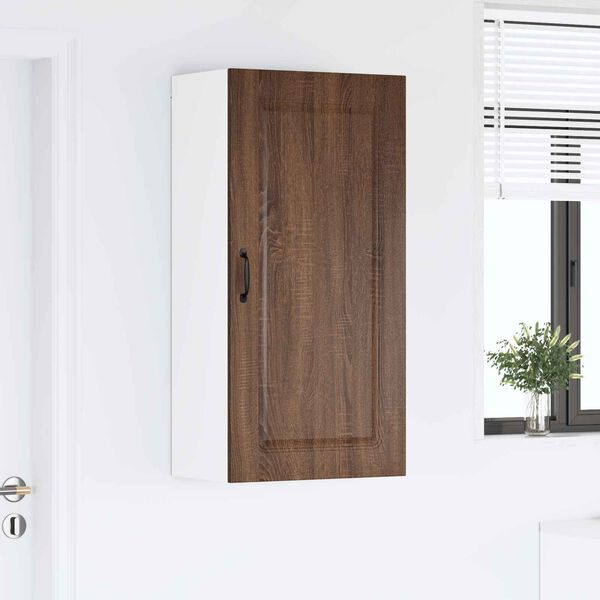 vidaXL Kitchen Cabinet with Storage Kalmar Brown Oak 50 x 31 x 100 cm