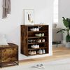 vidaXL Shoe Cabinet Grey Sonoma 60x35x70 cm Engineered Wood