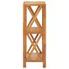 vidaXL 3-Tier Shelf 40x30x87 cm Solid Oak Wood