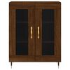 vidaXL Highboard Brown Oak 69.5x34x180 cm Engineered Wood