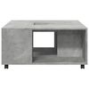 vidaXL Coffee Table Concrete Grey 80x80x40 cm Engineered Wood