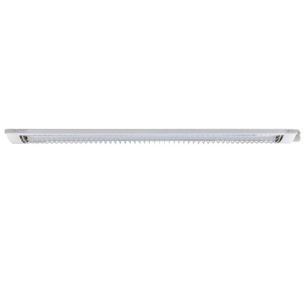 2-Lamp 36W T8 Vapor Proof Fluorescent Light Fixture with Raster Top