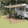 vidaXL Tent Carpet 200x400 cm Taupe