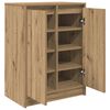 vidaXL Shoe Cabinet Artisan Oak 57x34x76 cm Engineered Wood