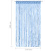 vidaXL Macrame Curtain Blue 140x240 cm Cotton