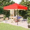 vidaXL Folding Party Tent Red 3x3 m