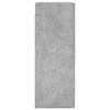 vidaXL Wall Mounted Cabinet Concrete Grey 69.5x34x90 cm