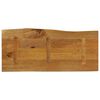 vidaXL Table Top 100x40x2.5 cm Live Edge Solid Wood Mango